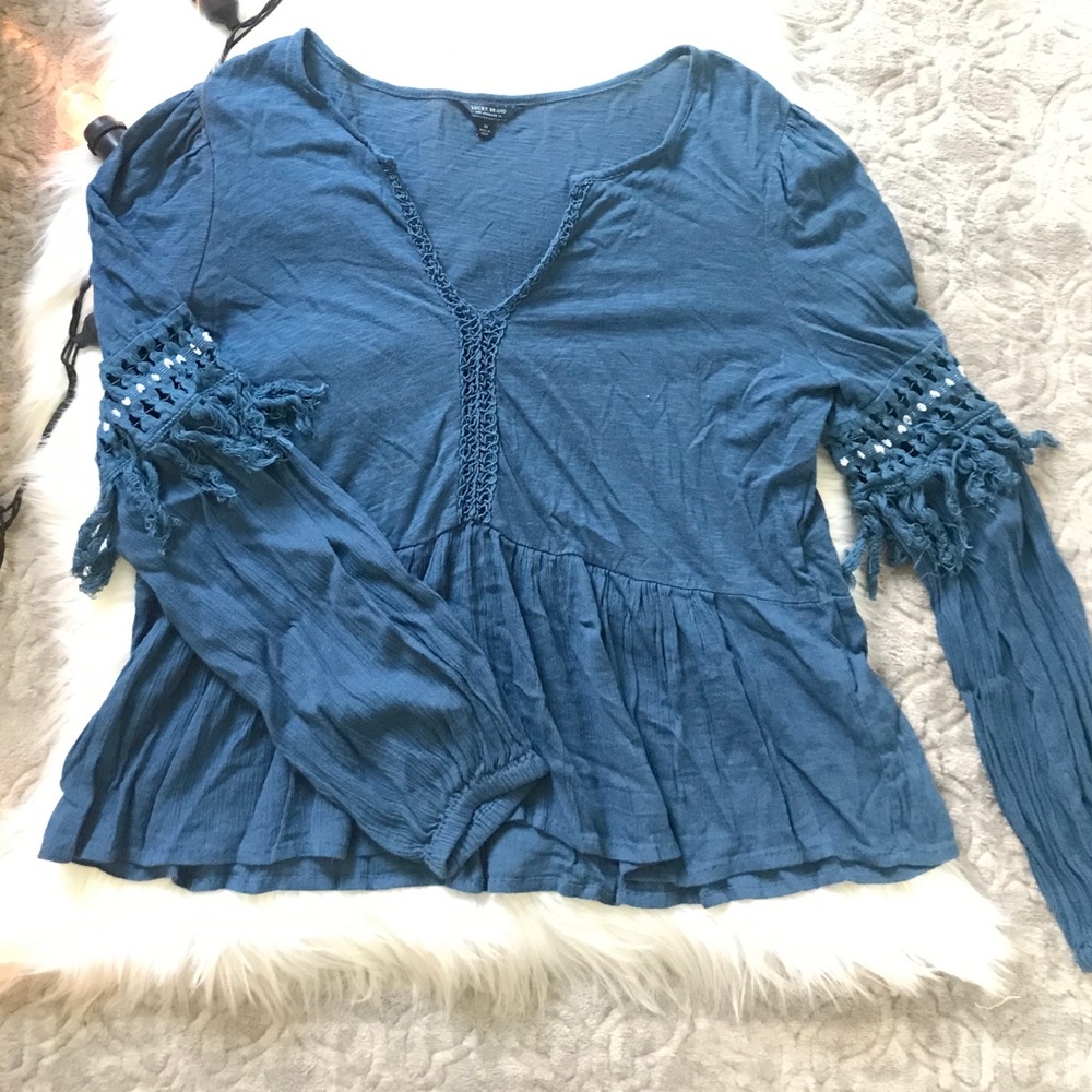 Lucky Brand Boho Blouse!